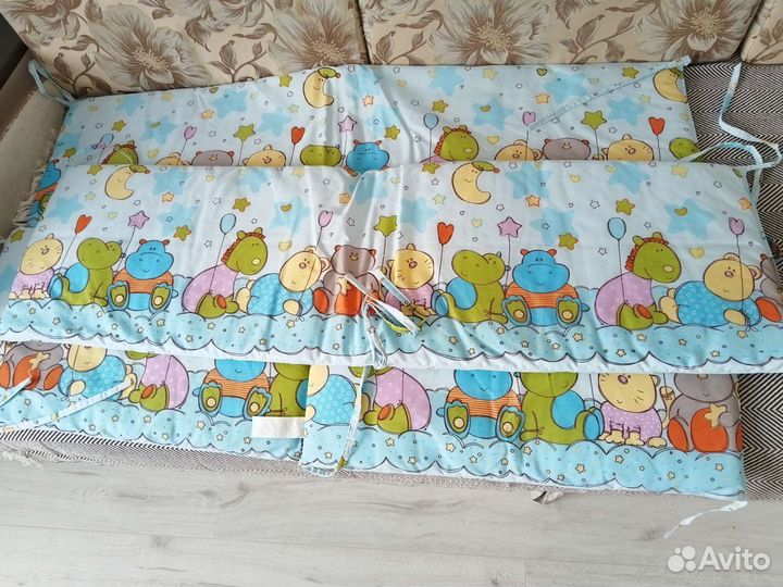 Бортики на детскую кровать