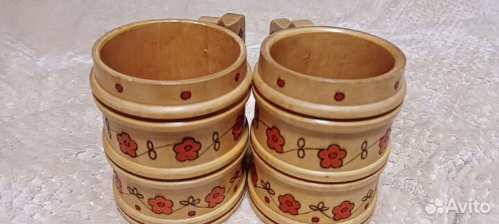 Кружка деревянная