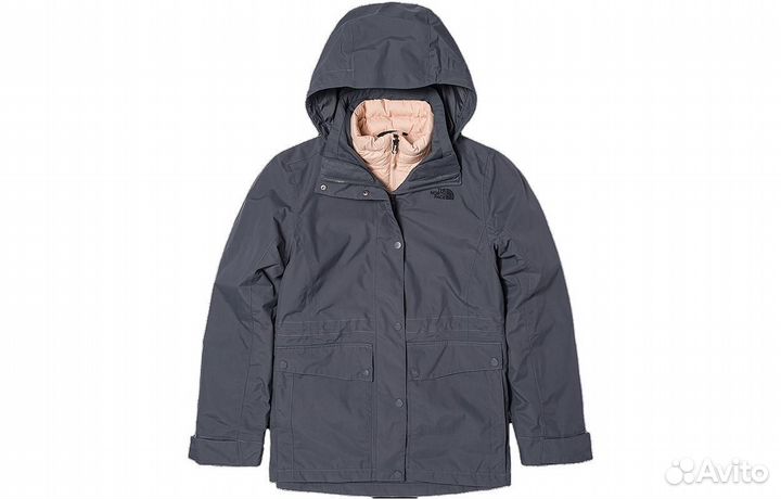 THE north face Windbreaker Jackets Women's Gray (M)(78)