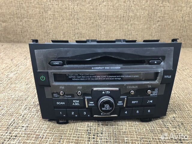 Магнитола на Honda CRV