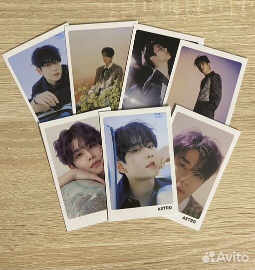 Официальные открытки Astro разные мемберы