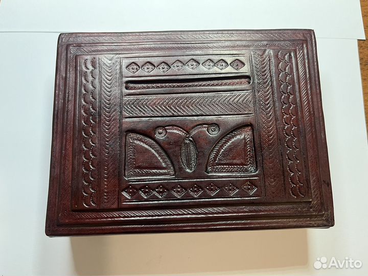 Шкатулки кожаные(Африка)