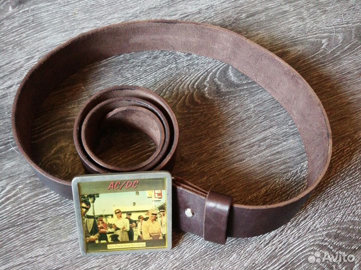 Пряжка NC и Мужской кожаный ремень