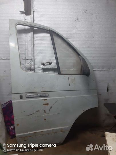 Правая дверь от газели