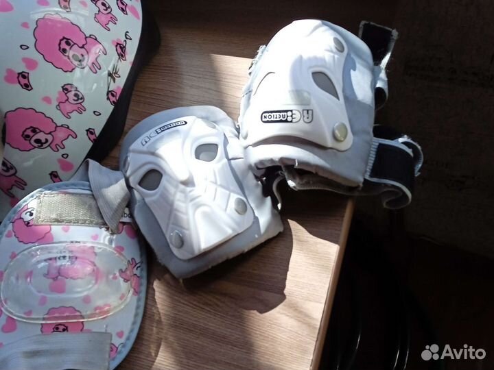 Шлем и защита. Если в Казани могу привезти сама