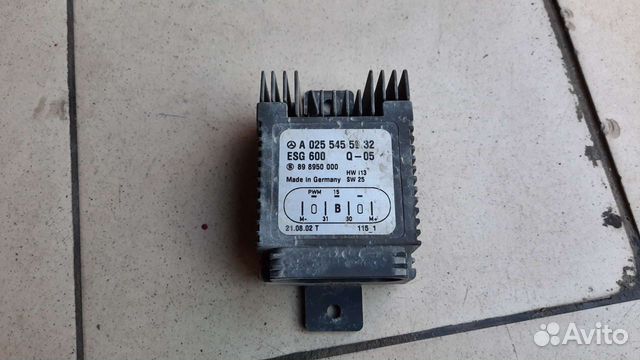 Блок управления вентилятором mercedes w210