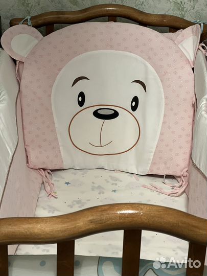 Бортики в детскую кроватку Умка