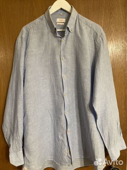 Рубашка льняная мужская Kanzler