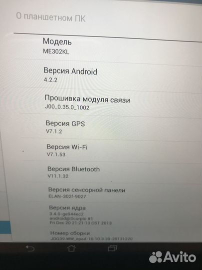 Asus memo pad fhd 10 me302kl 16gb