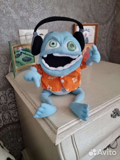 Мягкая игрушка Grezy frog музыкальный детская