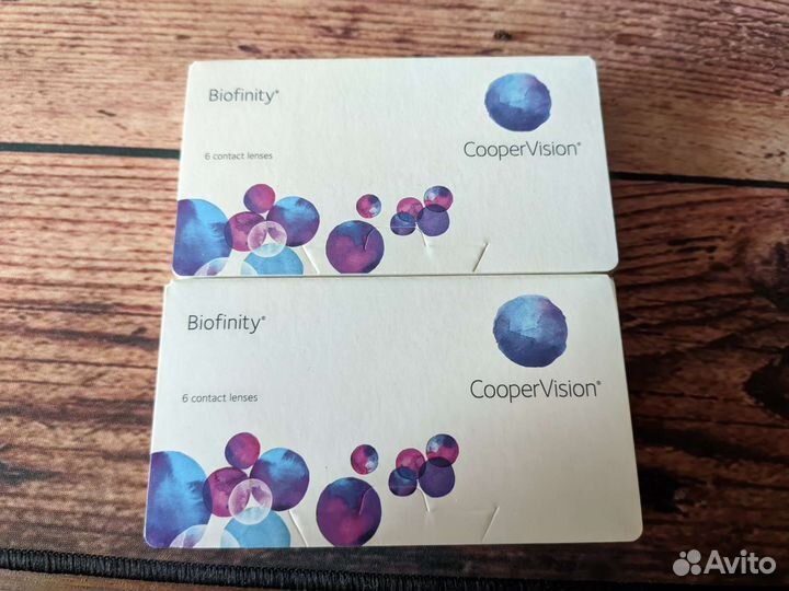 Линзы biofinity -4, -4.25 месячного ношения