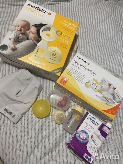 Молокоотсос medela электрический swing flex