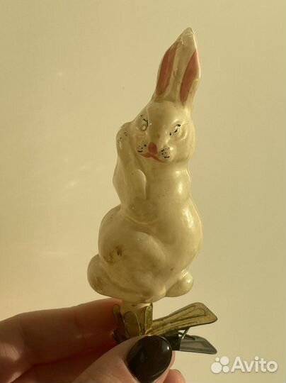 Елочные игрушки из стеклана прищепке СССР