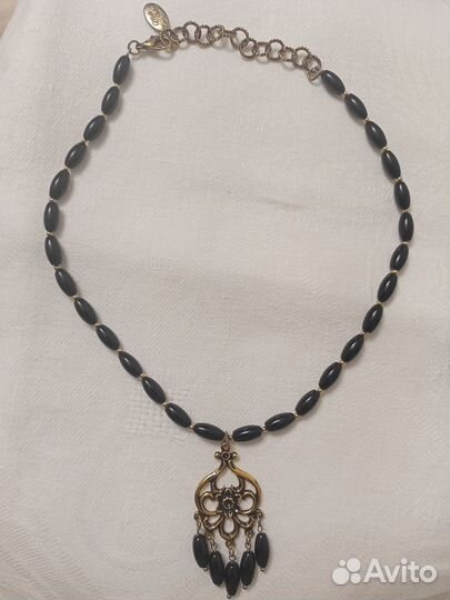 Продам колье из натурального оникса