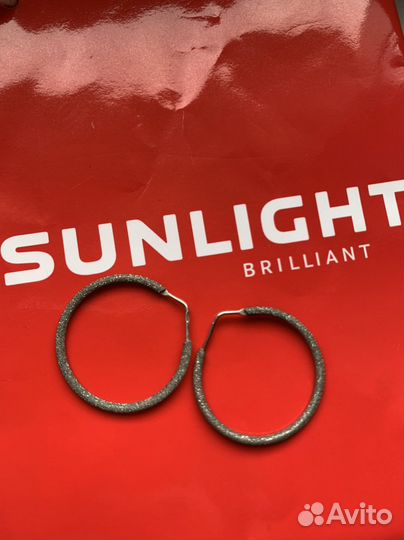 Серьги конго Sunlight