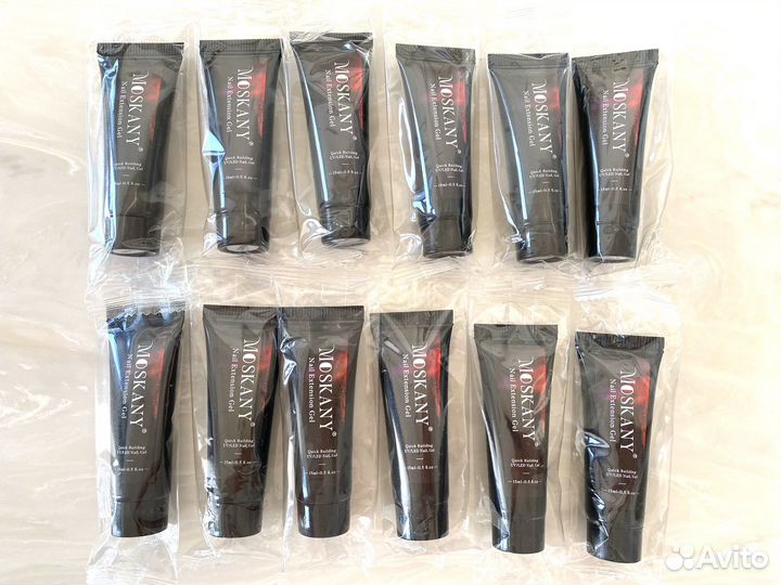 Уф полигель. Разные цвета