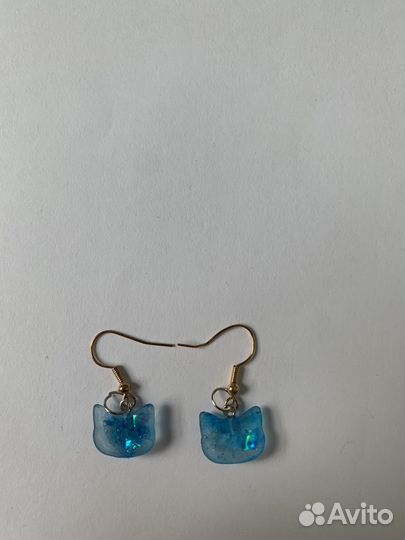 Серьги из эпоксидной смолы