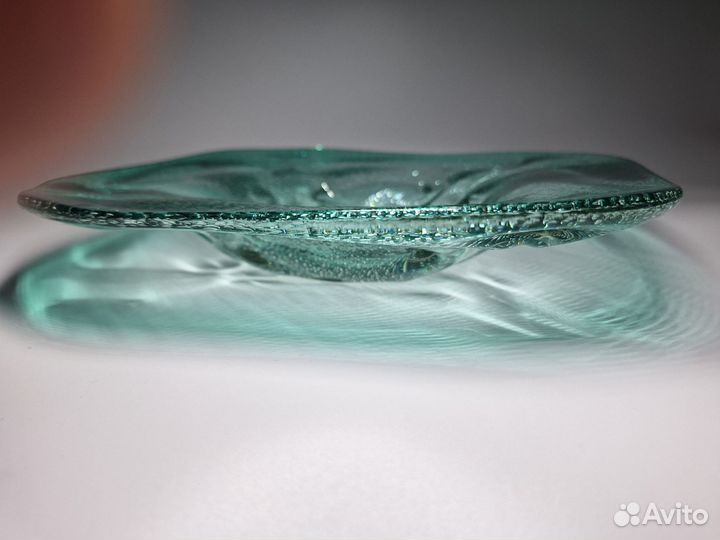 Винтажная ваза фруктовница Муранское стекло