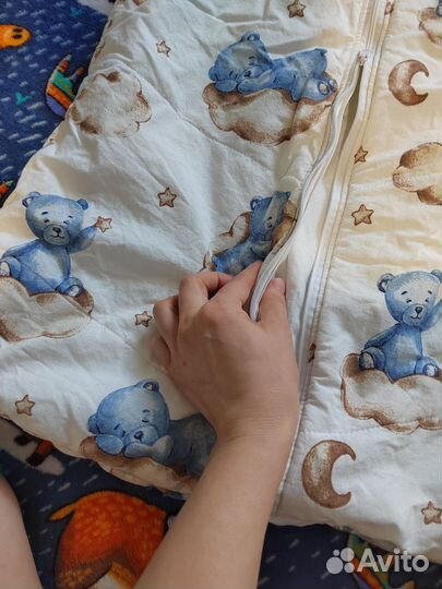 Спальный мешок одеяло детский до 116см