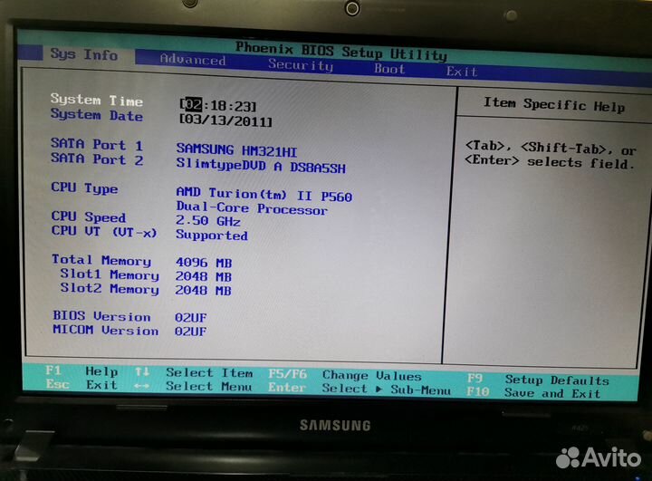 Ноутбук Samsung R425