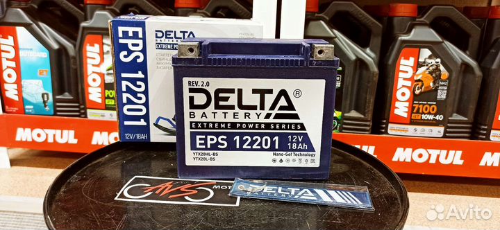 Акб 12В 18Ач о.п. Delta EPS12201 ток260 175*87*155