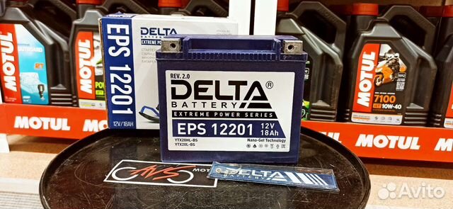 Акб 12В 18Ач о.п. Delta EPS12201 ток260 175*87*155