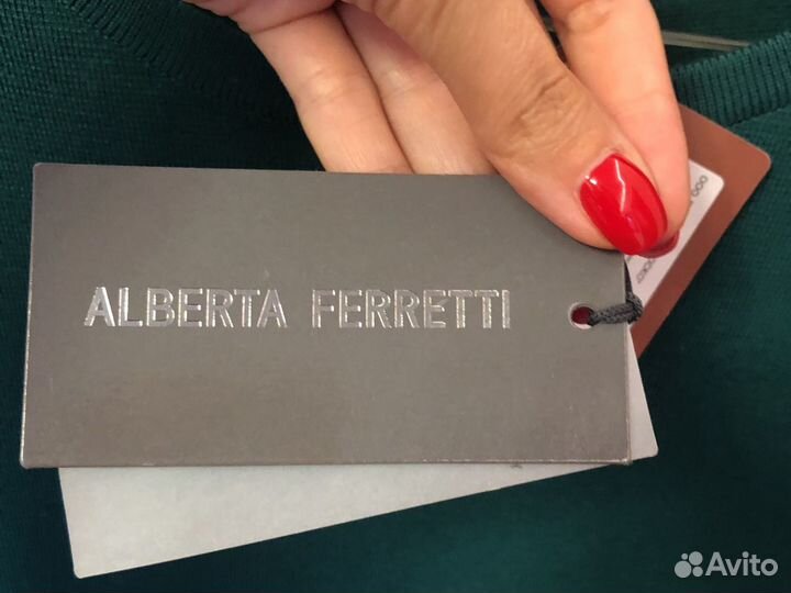 Alberta ferretti платье шерсть