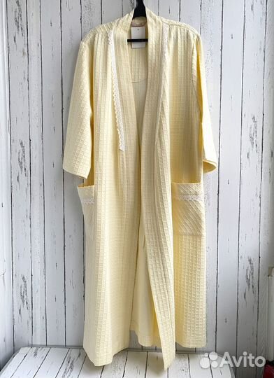 Вафельный халат XXL хлопок Польша