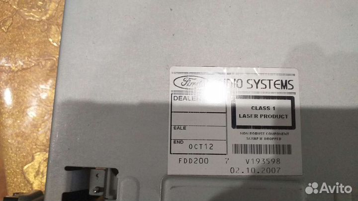 Магнитола Ford 6000 CD