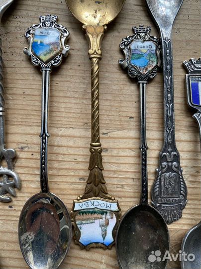 Кофейные ложки мельхиор СССР европа