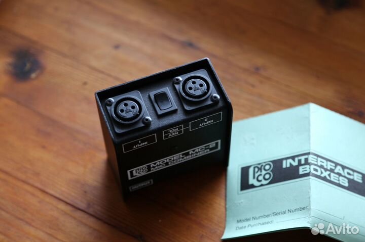Раритет новый Сумматор ProCo MC-2, 1997г, в коробк
