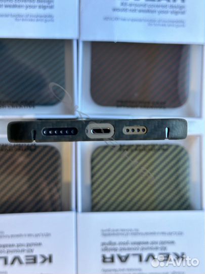 Броня на iPhone 13 Pro max чехол Kevlar не Pitaka