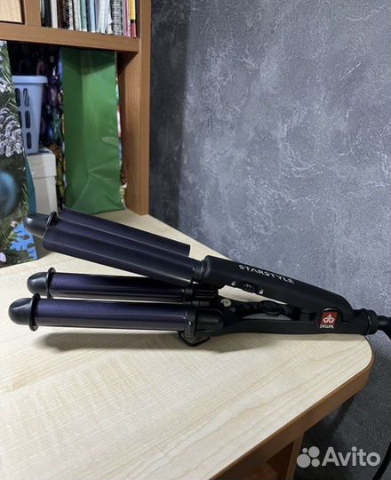 Плойка для завивки волос тройная Dewal