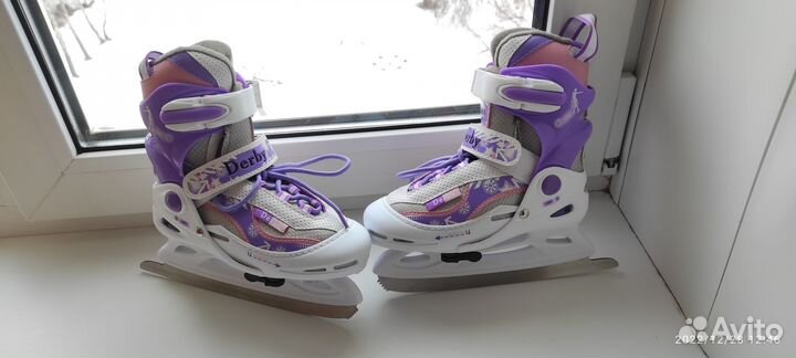Коньки раздвижные фигурные