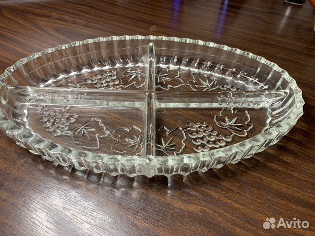 Хрустальное блюдо СССР