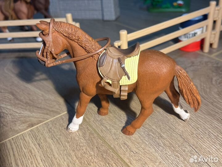 Набор Schleich конкурная тренировка коней