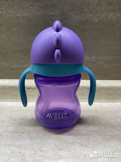 Поильник авент с трубочкой