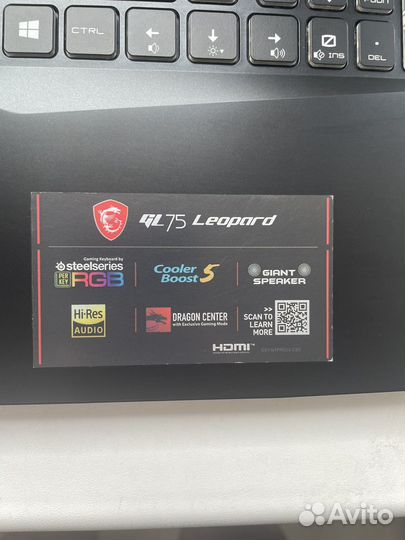 Ноутбук Msi gl75 leopard