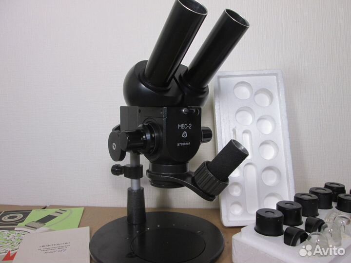 Микроскоп Мбс-2 с объективом 160 мм