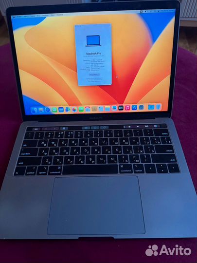 Apple macbook pro а1989 2019