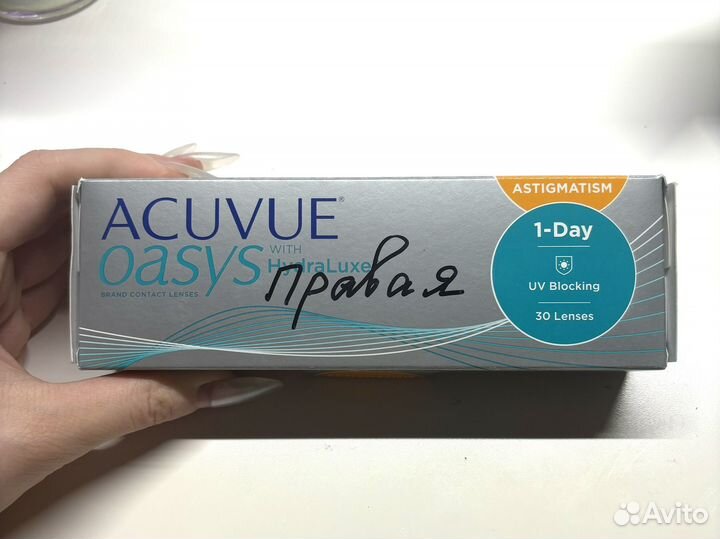 Линзы acuvue oasys astigmatism