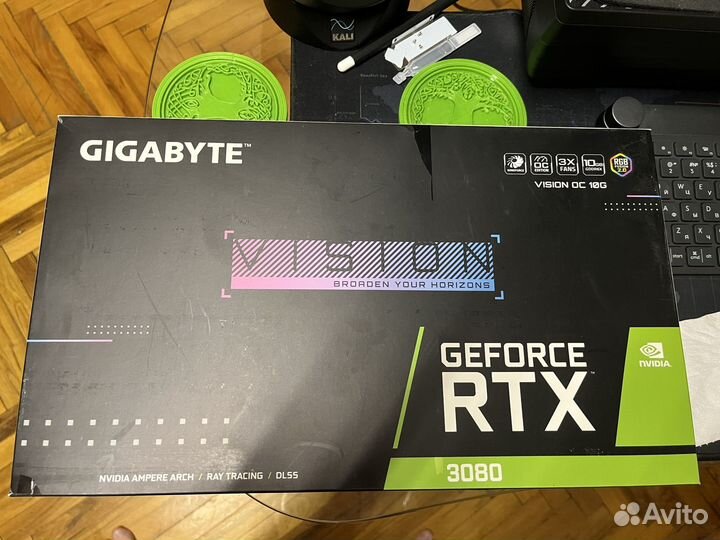 RTX 3080 gigabyte vision