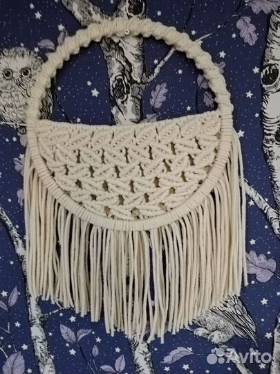 Макраме органайзер кармашек и два мини панно