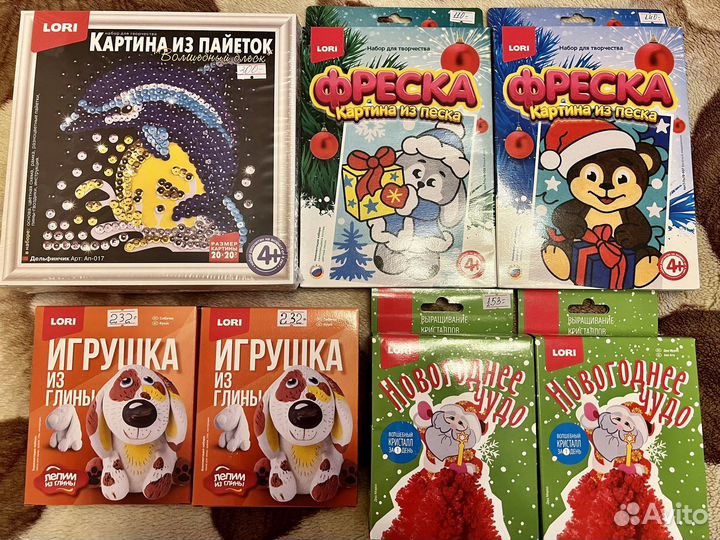 Наборы доя творчества фирмы lori