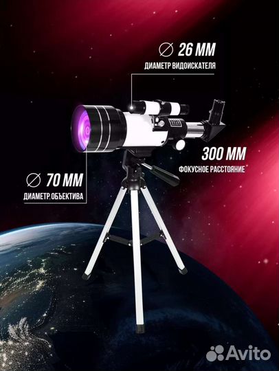 Телескоп F30070M