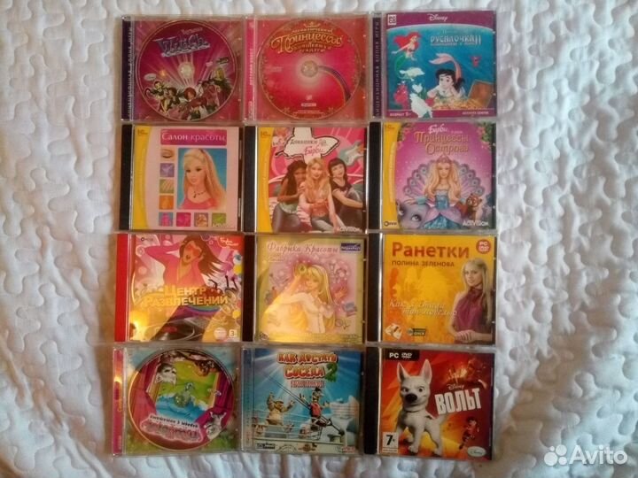 Игры на CD дисках для пк (PC), для девочек