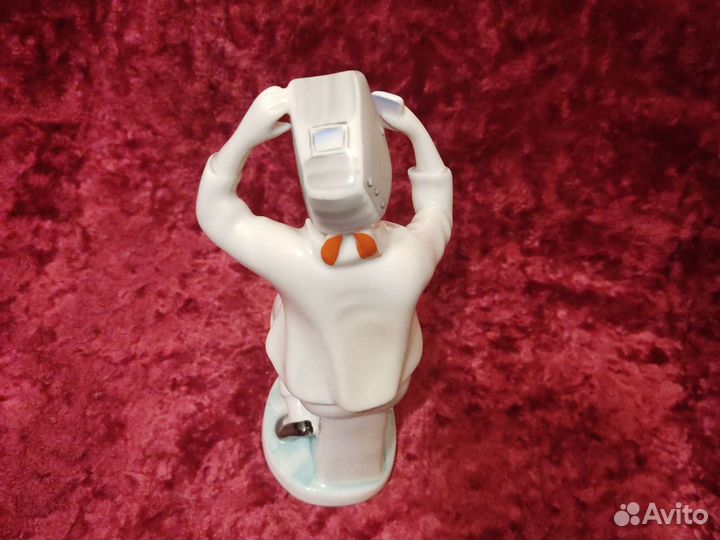 Статуэтка Сварщица Лфз СССР