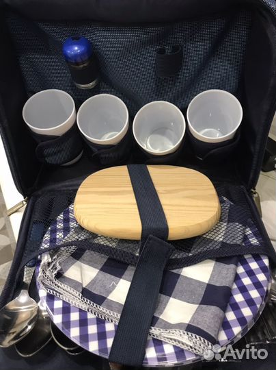 Термосумка для пикника с посудой