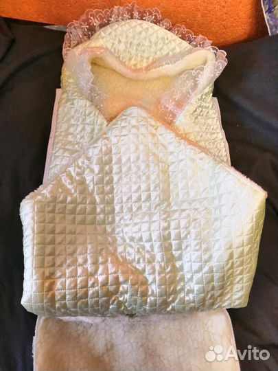 Конверт на выписку на овчине