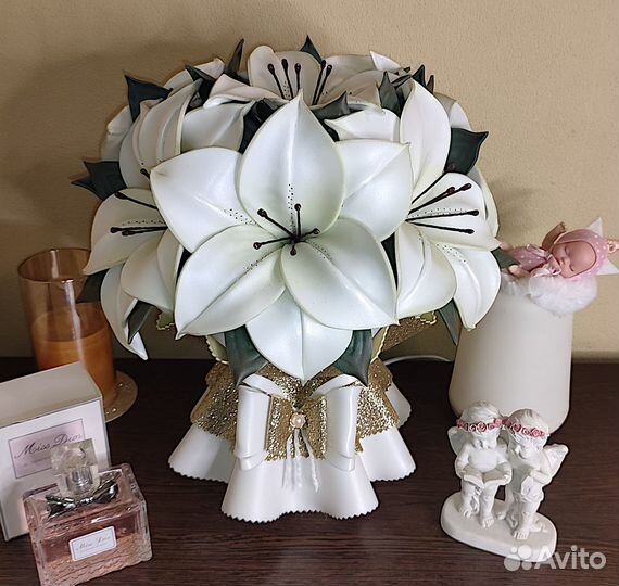 Светильники,Лилии,из изолона,ручная работа